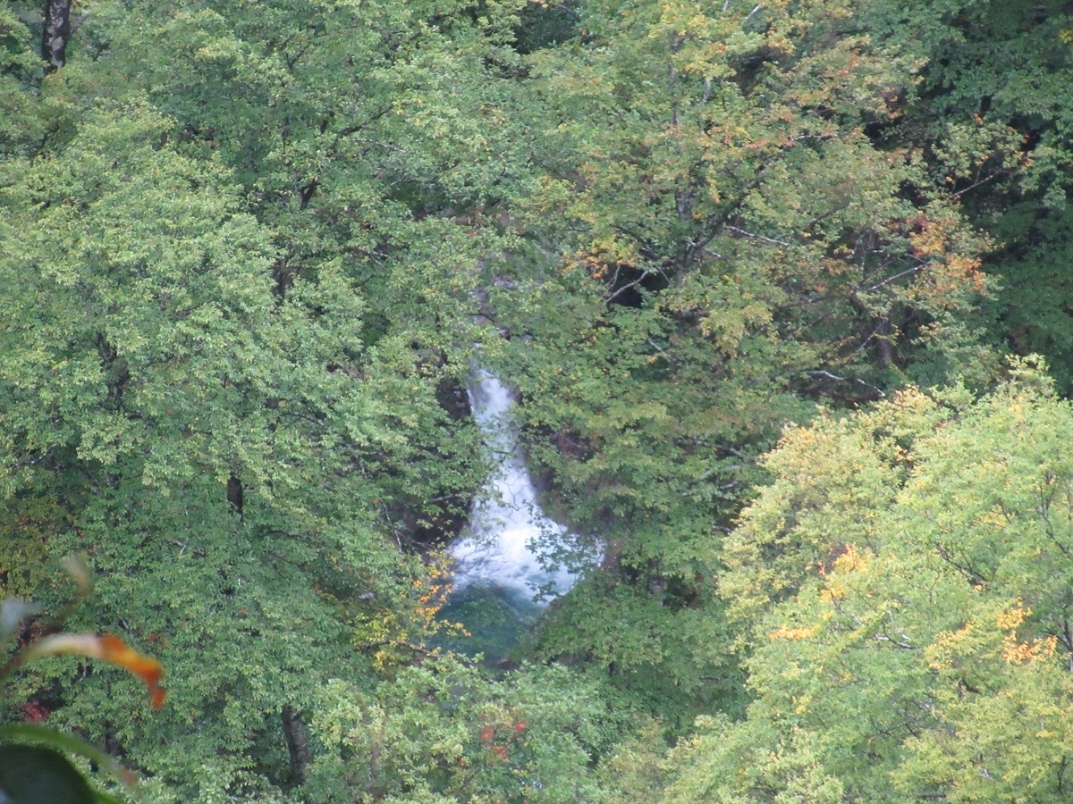 足ノ松尾根の滝