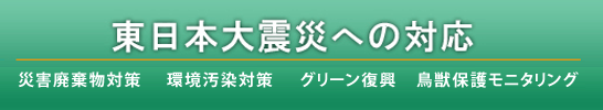 東日本大震災対応への対応