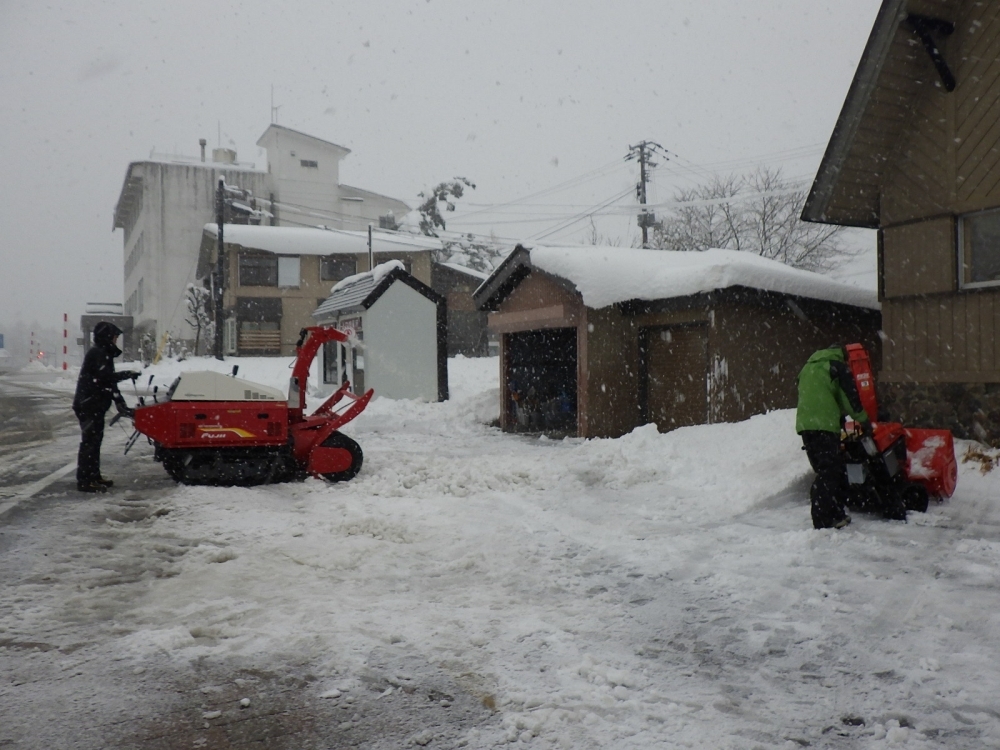 除雪の様子