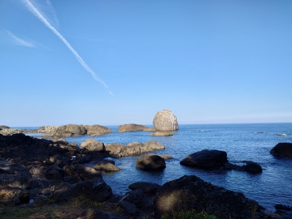 ＃秋晴れの中にある白岩