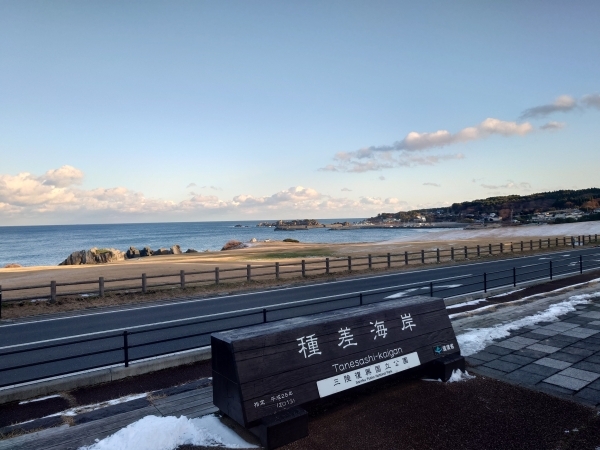 ＃種差海岸にも雪が降り冬到来です！
