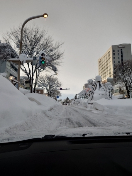 ＃大雪の青森市内