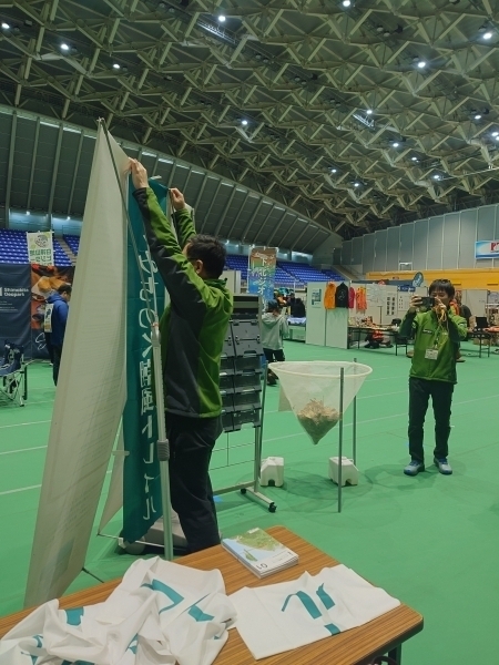 ＃展示の準備中