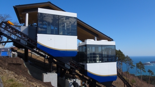 ＃山頂駅に停まる車両